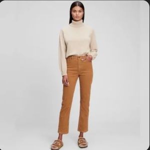 GAP Factory vintage slim high rise corduroy pants-Size 28/6 petite